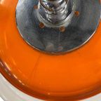 Vintage Witte Oranje Space Age Ufo Hanglamp / Luster thumbnail 7