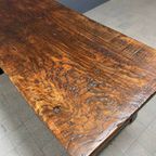 Antieke Spaanse Kastanjehouten Tafel thumbnail 25