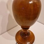 Grote Klassieke Lampenvoet Massief Hout Tafellamp thumbnail 2
