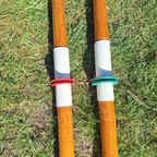 Prachtige Vintage Set Houten Roeiriemen thumbnail 3
