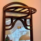 Vintage Boho Rotan Set Wandkapstok Jaren ‘70 thumbnail 9