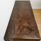 Grote Antieke Vintage Ladekast, Sidetable Muurtafel, Toonbank thumbnail 19