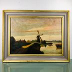 Schilderij Hollands Landschap thumbnail 6