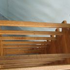 Eikenhout Wijnrek/Flessenrek Jaren 70 Scandinavische Stijl thumbnail 13