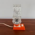 Vintage Oranje Bedlampje. Jaren 70 Mid Century Tafellamp thumbnail 8