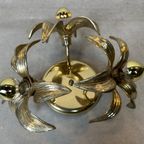 1970’s Flower Ceiling / Wall Lamp – Hollywood Regency thumbnail 4
