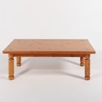 Pine Coffee Table By Sven Larsson, Sweden 1960s thumbnail 3