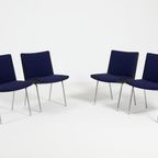 Set Of 4 Danish Modern ‘airport’ Chairs By Hans J. Wegner thumbnail 2