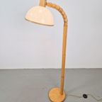 Vintage Steinhauer Scandinavisch Pin Houten Vloerlamp ’70 thumbnail 3