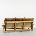 Vatne Mobler Three Seats Sculptural Oak Frame Sofa From 1960’S thumbnail 5