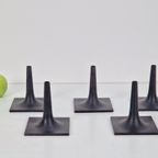 Set 5 Vintage Jean Keup Kandelaar Op Der Millen Belgie '70 thumbnail 6