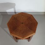 Oak Side Table Amsterdamse School 1920'S thumbnail 8