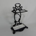 Art Nouveau, Gietijzeren Paraplustandaard Castirone thumbnail 10