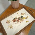 Houten En Aardewerk Dienblad Met Bloemen thumbnail 8