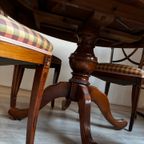 Antieke Eethoek Eettafel Assi D’asolo 120 Én 160 + Stoelen thumbnail 4