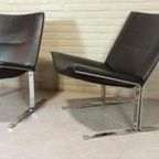2 Deens Design Vintage Eagle Leren Fauteuils, Kebe Mobler thumbnail 9