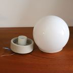 Vintage Plafonniere Bol Met Keramiek Plafond Amatuur, Jaren '80 thumbnail 4