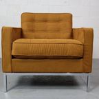 Pair Of Florence Knoll Lounge Chairs For Knoll International thumbnail 5