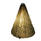 Vintage Pyramide Lamp - Opgebouwd Uit Stukjes Glas - Modern - Glas En Metaal - Frankrijk - 70'S thumbnail 3