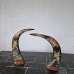 Vintage Draak Phoenix Feniks Buffel Hoorns. thumbnail 2