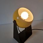 Vintage Eyeball Light Geel Bollampje Bollamp Jaren 60 thumbnail 12