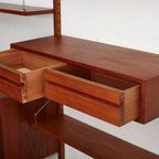 Royal System Wall Unit Designed By Poul Cadovius For Cado, Denmark 1950’S. thumbnail 15