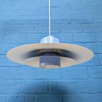Vintage Blauwe Schalenlamp, Horn Belysning, Deens Design thumbnail 9