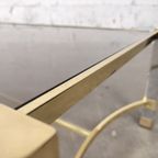 Vintage Chroom & Messing Salontafel thumbnail 8