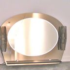 Mid-Century Italian Mirror With Sconces & Console thumbnail 2