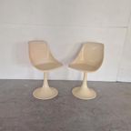 Space Age Vintage Tulp Stoelen Eero Saarinen thumbnail 2