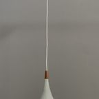 Holmegaard Grey Glass Hanging Lamp 1960S thumbnail 3