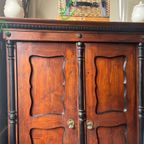 Stoere Originele Multifunctionele Kast: Donkerbruin & Zwart thumbnail 5