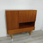 Vintage Highboard Wandkast Barkast Teak thumbnail 4