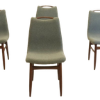 Set 4 Eetkamerstoelen Stoelen Vintage 'burgerwei' thumbnail 5