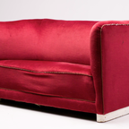 Ole Wanscher Curved Sofa From 1930’S thumbnail 4