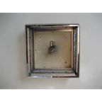 Vintage Plafondlamp, Plafonnière Met Kunststof Platen In Verchroomde Profielen 46 X 46 Cm, Jaren thumbnail 17