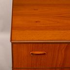 Deens Design Teak Hoge Ladekast, 1960s thumbnail 12