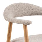 Joren Eetkamerstoel - Set Van 2 - Beige Bouclé thumbnail 8