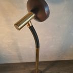 Brass Goose Neck Floor Lamp By Egon Hillebrand, 1970S thumbnail 8