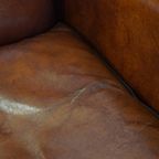 Comfortabele Armchair Gemaakt Van Schapenleer Met Een Mooie Afwerking En Prachtige Kleuren thumbnail 10