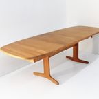 Mid Century Deense Ovalen Uitschuifbare Eettafel Van Massief Teakhout Jaren 60 thumbnail 6