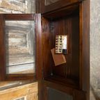 Oude Toonbank, Vitrine-tafel, Sidetable, Pronktafel. L 180cm thumbnail 6