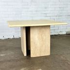 Salontafel Van Travertine thumbnail 4