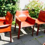 Mario Bellini Diner Chairs Cassina 1970’s Cab 412 & 413 thumbnail 3