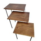 Set Van 3 Vintage Nesting Tables / Bijzettafeltjes thumbnail 3
