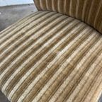Vintage Goudkleurige Cocktailstoel / Eenzit / Fauteuil thumbnail 5