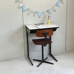 Vintage Marko Schoolsetje Tafel Lessenaar & Stoel Hoog Model thumbnail 2