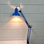 Retro Blauwe Schaarlamp Uit De Jaren 90 thumbnail 3
