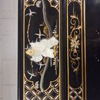 Vintage Chinese Vitrinekast / Aziatische Kast / Chinoiserie / Oosterse Kast / Display Cabinet / Bohemian Kast thumbnail 11
