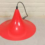 Vintage Heksenhoed Lamp Hanglamp, Rood thumbnail 8